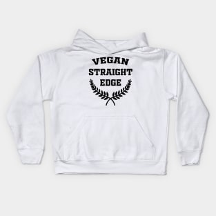 Straight edge vegan Kids Hoodie